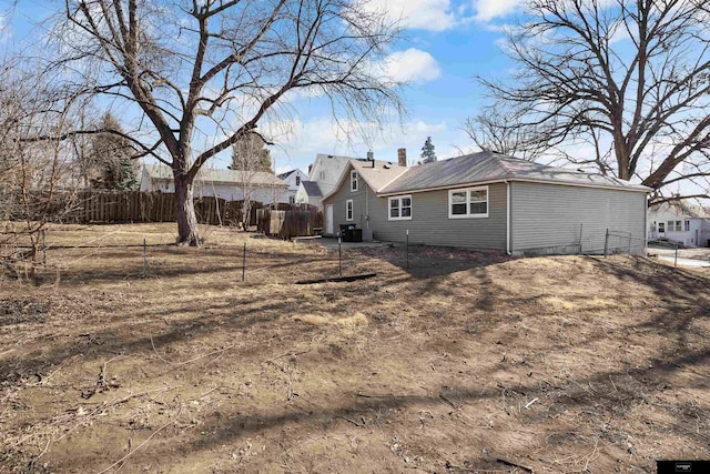 view of back of property