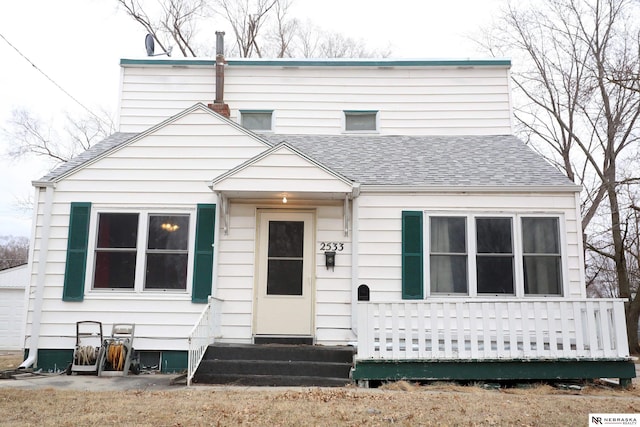 view of front of house