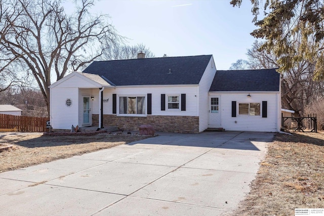 view of front of home