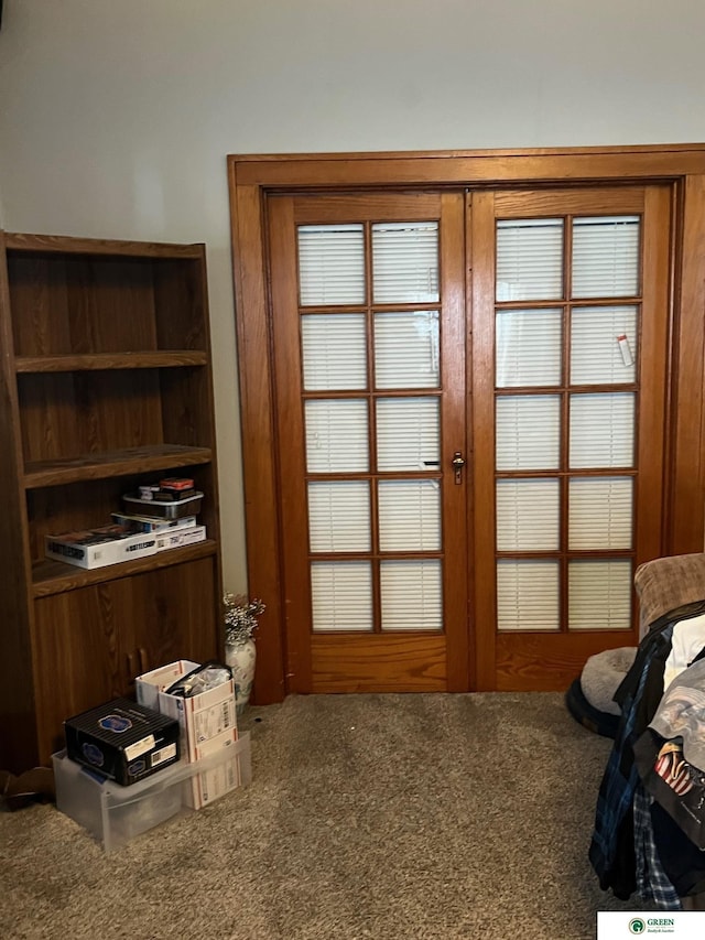 interior space with carpet floors