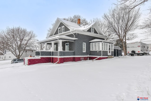 view of front of home