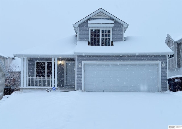 view of front of home featuring a porch