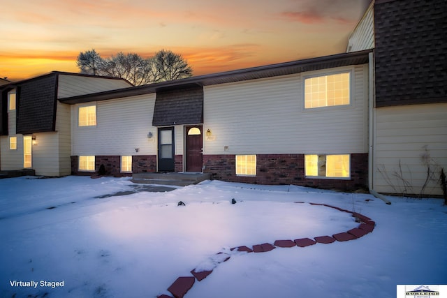 view of front of home