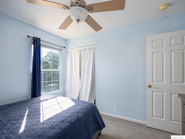 7112 S 177th St, Omaha, NE 68136 - carpeted bedroom featuring ceiling fan and baseboards