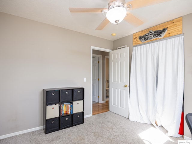 7112 S 177th St, Omaha, NE 68136 - unfurnished bedroom featuring carpet floors and ceiling fan