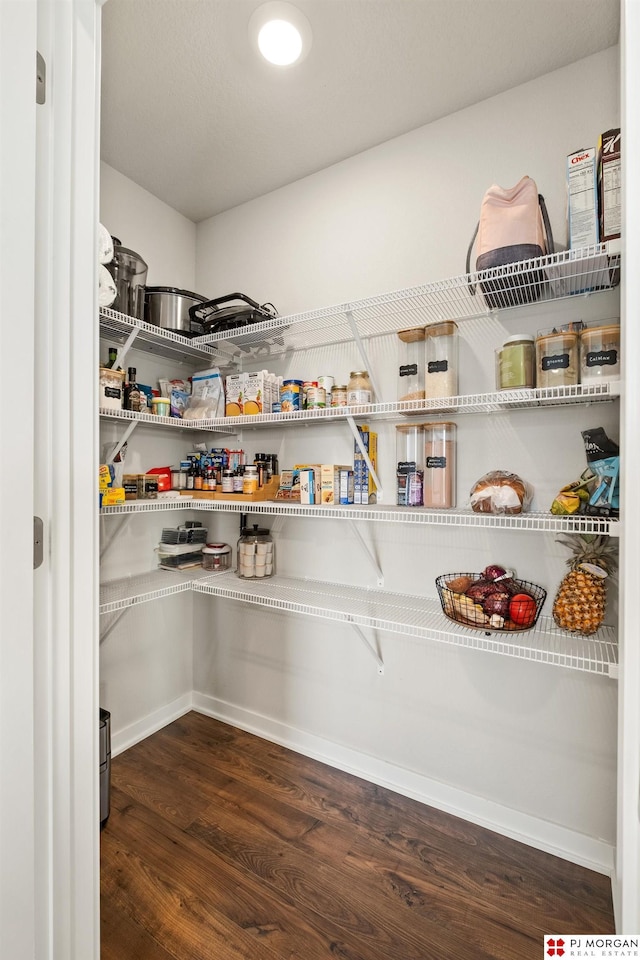 view of pantry