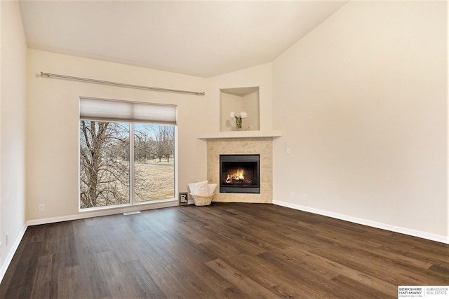 view of unfurnished living room