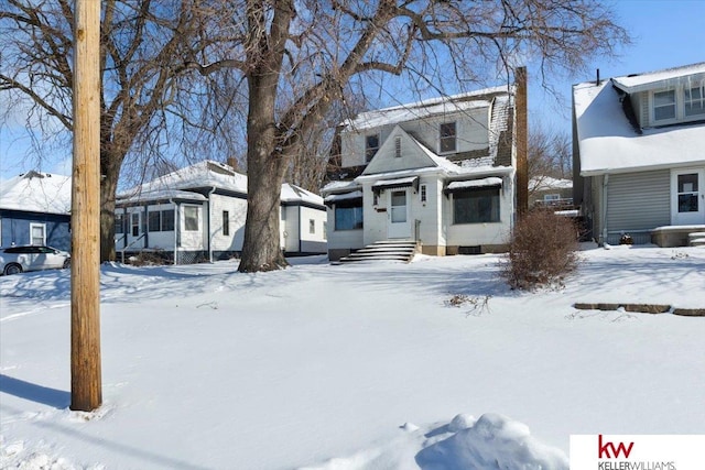 view of front of home