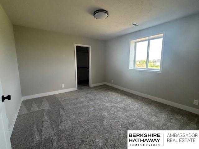 21802 Parkview Dr, Gretna, NE 68028 - unfurnished bedroom with carpet flooring and a closet