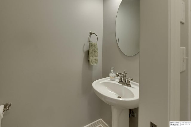 bathroom with a sink