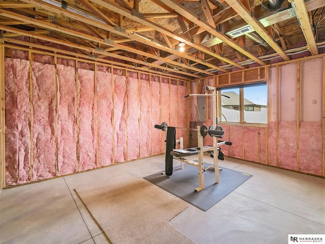 view of workout room