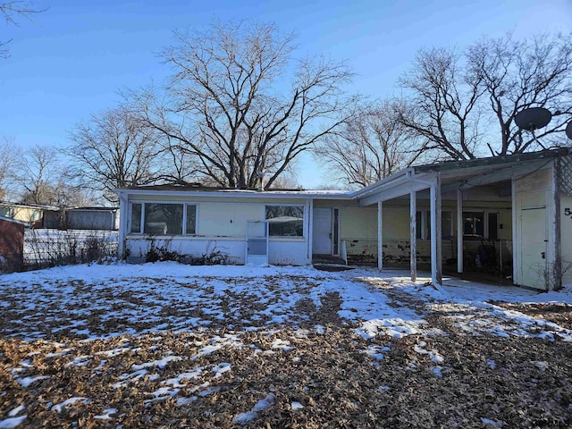 view of front of house