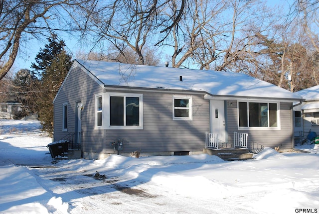 view of front of property