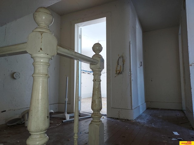 interior details featuring wood finished floors