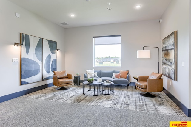 3563 Little Bluestem Rd, Fremont, NE 68025 - living room featuring recessed lighting and baseboards