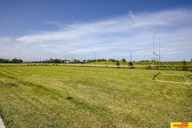 3563 Little Bluestem Rd, Fremont, NE 68025 - view of yard with a view of countryside