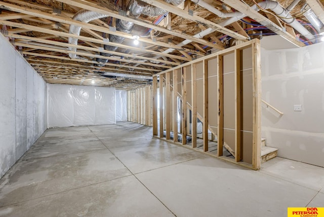 3575 Little Bluestem Rd, Fremont, NE 68025 - view of unfinished basement