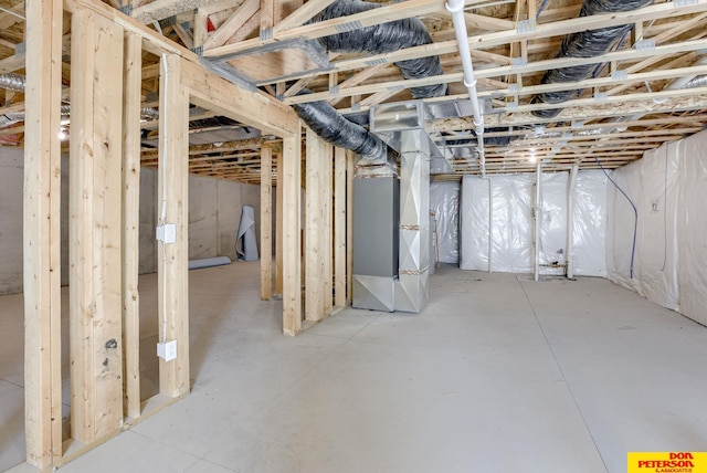 3587 Little Bluestem Rd, Fremont, NE 68025 - unfinished below grade area featuring heating unit