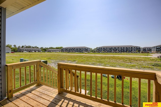 3587 Little Bluestem Rd, Fremont, NE 68025 - deck featuring a yard