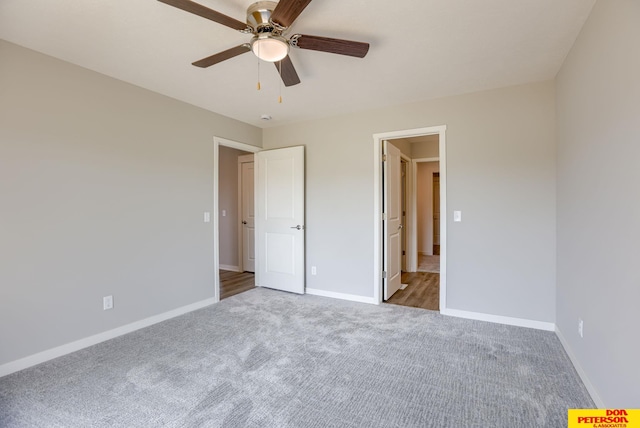 3593 Little Bluestem Rd, Fremont, NE 68025 - unfurnished bedroom featuring carpet floors and ceiling fan