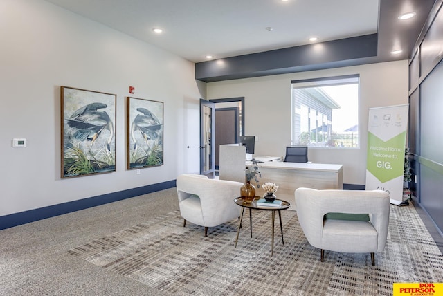 3593 Little Bluestem Rd, Fremont, NE 68025 - office space featuring recessed lighting and baseboards