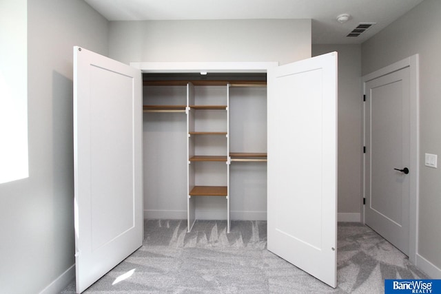 closet with visible vents