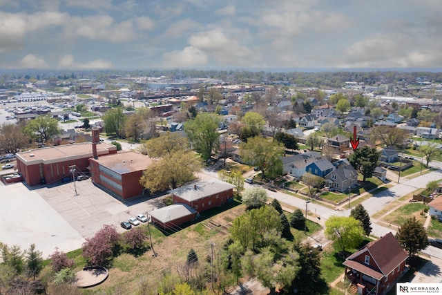 drone / aerial view featuring a residential view