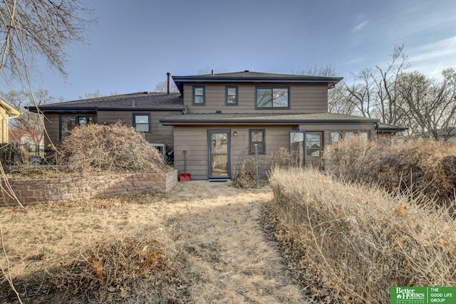 view of rear view of house