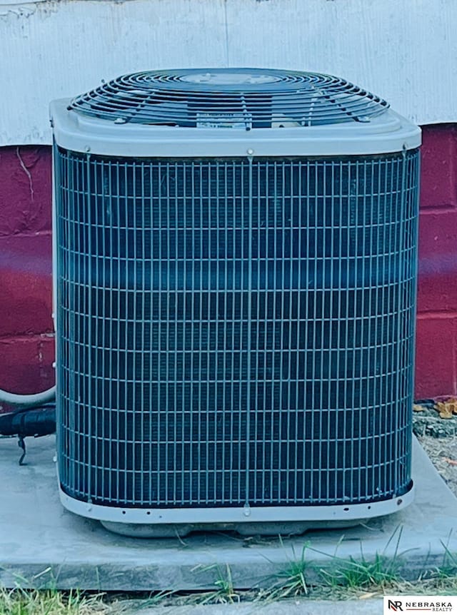 details with central air condition unit