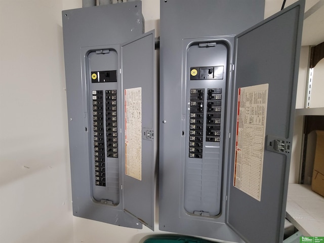 utility room featuring electric panel