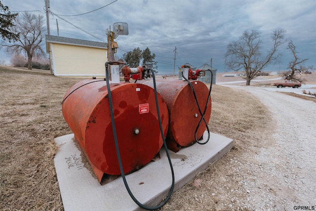 view of playground featuring heating fuel