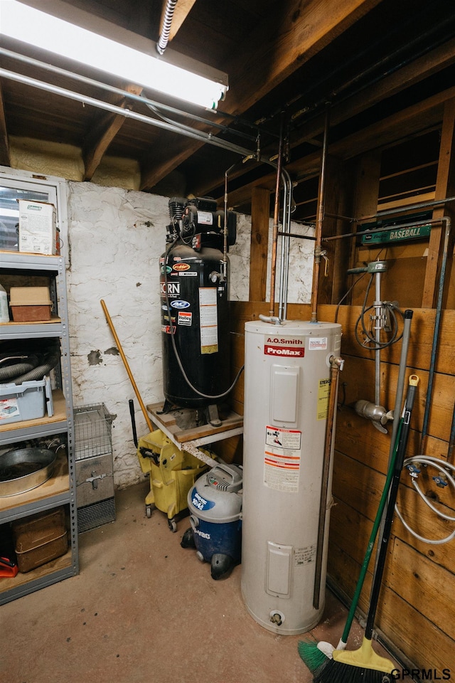 utilities with electric water heater