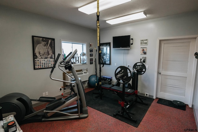 view of workout area