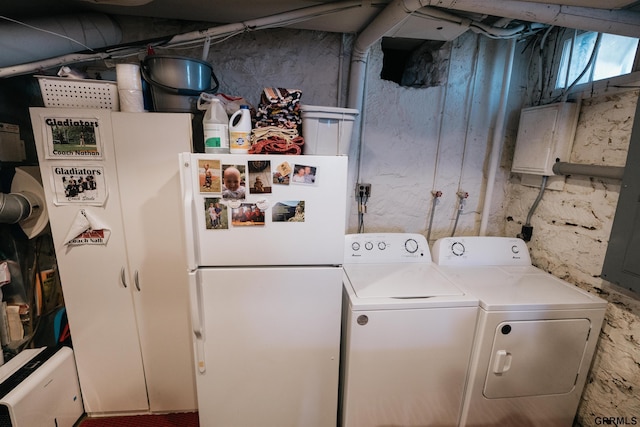 laundry area featuring laundry area and separate washer and dryer