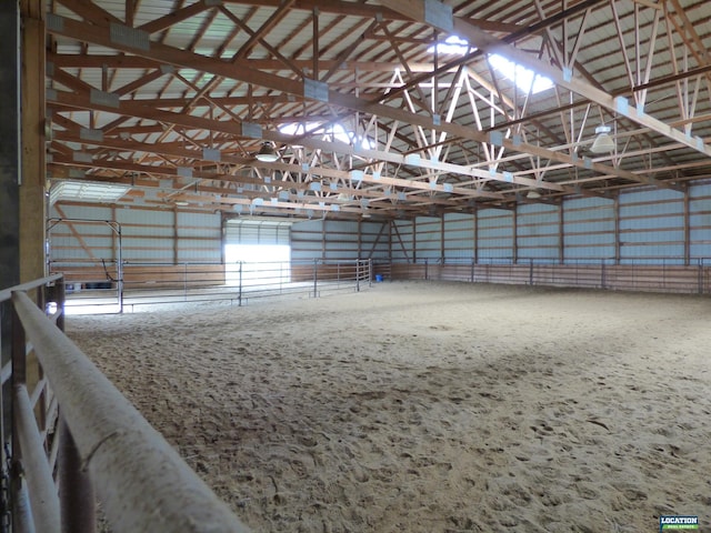 view of stable