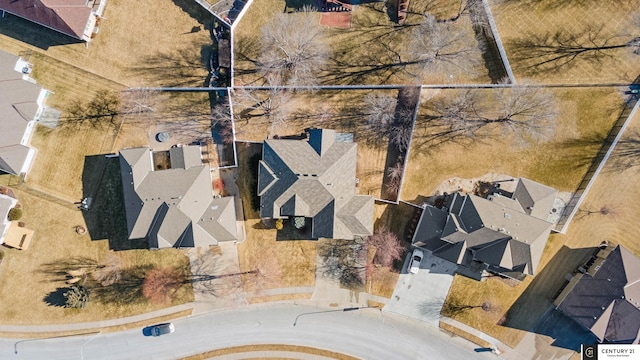 drone / aerial view featuring a residential view