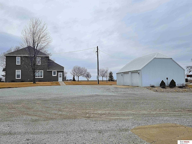 view of road