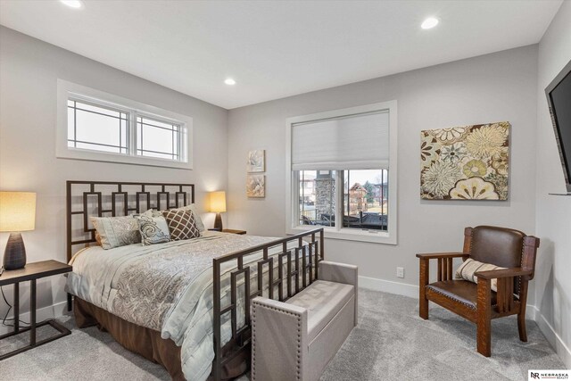 6919 Wildrye Rd, Lincoln, NE 68521 - carpeted bedroom featuring recessed lighting and baseboards