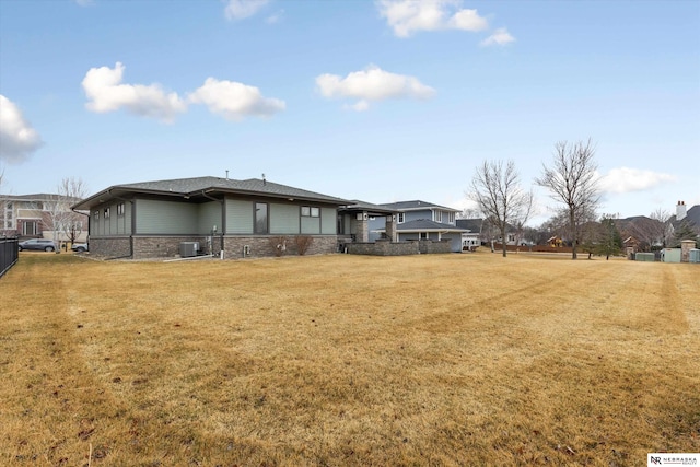 6919 Wildrye Rd, Lincoln, NE 68521 - view of yard with central AC unit
