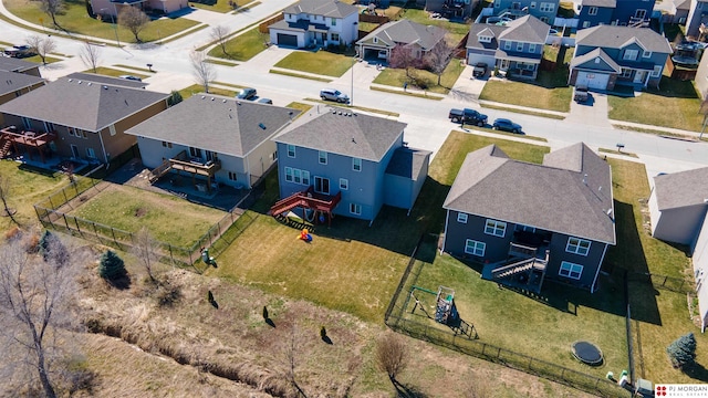 10211 Rosewater Pkwy, Bennington, NE 68007 - aerial view with a residential view