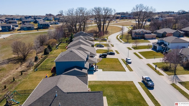 10211 Rosewater Pkwy, Bennington, NE 68007 - birds eye view of property with a residential view
