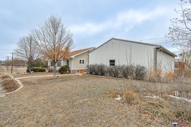 view of property exterior