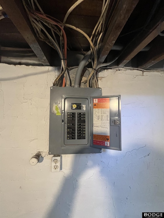 utilities with electric panel