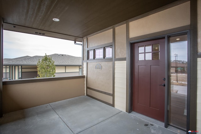 exterior space featuring a balcony