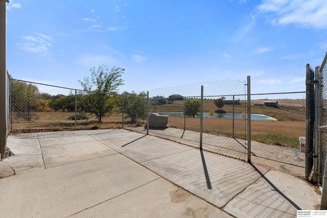 view of patio / terrace with fence