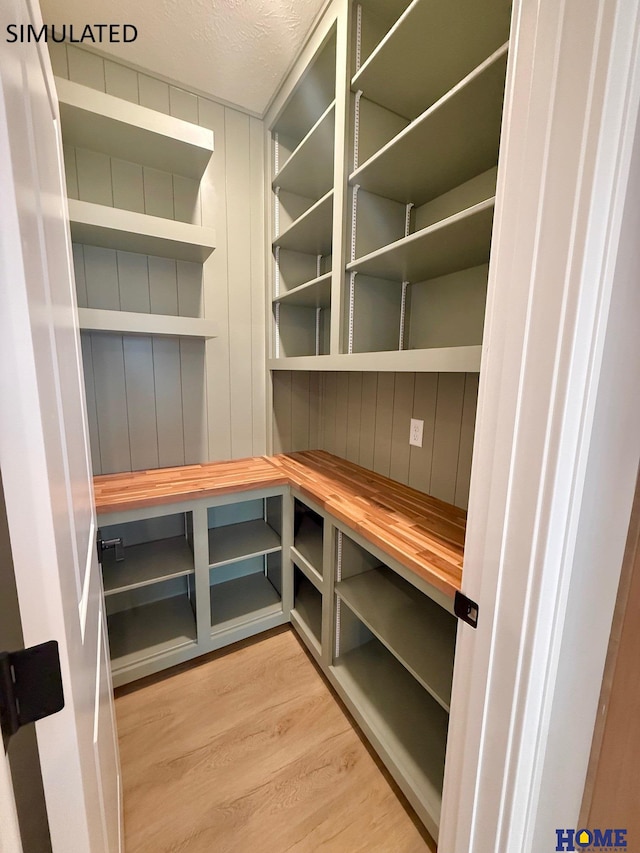 pantry featuring a sauna