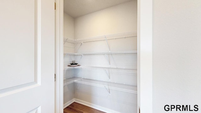 view of storage area