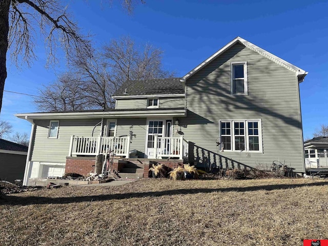 view of back of property