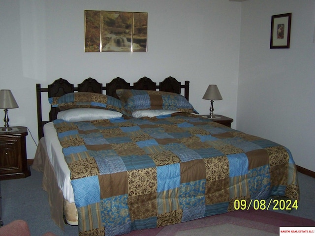 bedroom featuring carpet floors