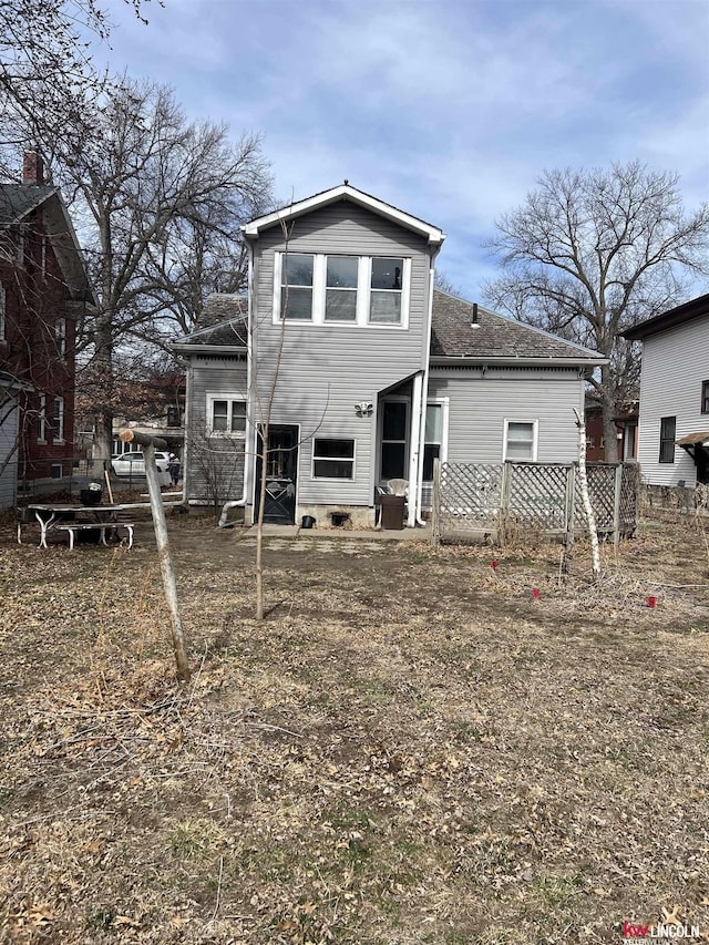 view of rear view of house